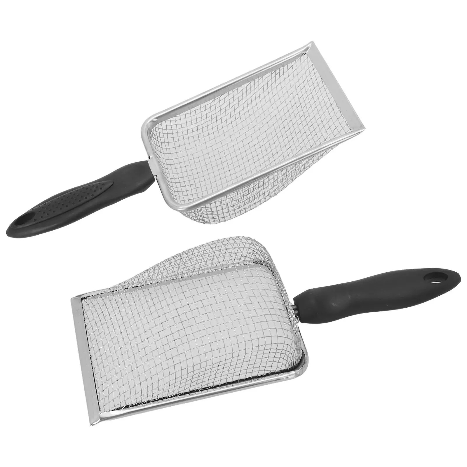 2PCS Multi-Functional Soil Sifter Set Stainless Steel Soil Sieve Ergonomic Lightweight 3.8mm 5mm Eyelet Gardening Tool New