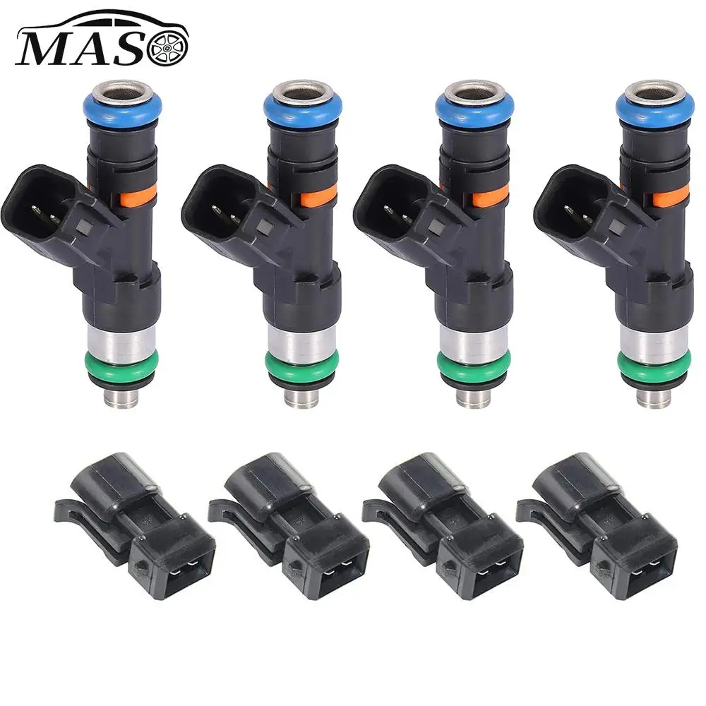 4pcs Car Fuel Injectors fit for 1999-2005 A4 Quattro 1.8T 20V ...