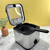Electric Deep Fryer Mini Deep Fat Fryer Smart Home Fryer Large Capacity Oil-free French Fries Machine// 1.5L 1