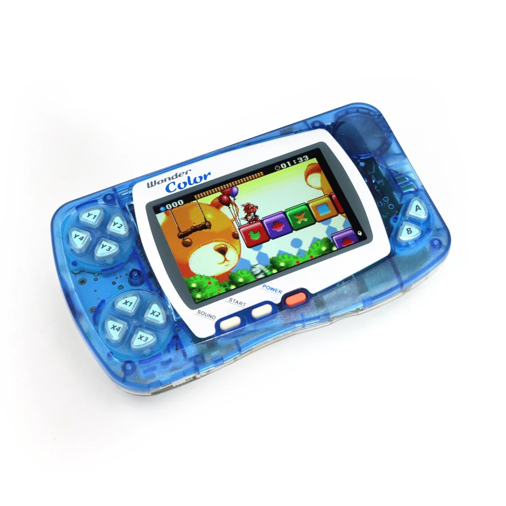 そろばんぐ　WonderSwan Color Bandai Wonderswan Color WSC w/ Backlit IPS Screen + Upgraded
