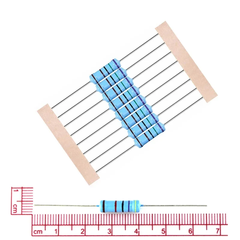 20pcs 3W Metal Film Resistor 3W 1% 0R - 2.2M 0 2.2 10 100 120 150 220 270 330 390 470 1K 2.2K 4.7K 10K 15K 100K 470K 1M ohm