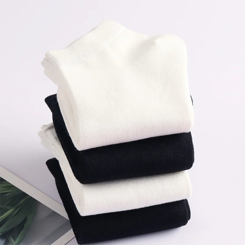 5 Pairs Unisex Low Cut Breathable Business Boat Sock Solid Color Comfortable Ankle Casual Summer Men plain color boat socks boat socks business boat socks ankle socks casual socks solid color socks solid colour socks business socks