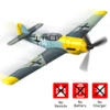 EPP 400mm P51D Mustang /BF109/P40/Zero PNP Plane 2.4G 4-CH 6-Axis One-key Aerobatic RC Warbird Mini Plane 5