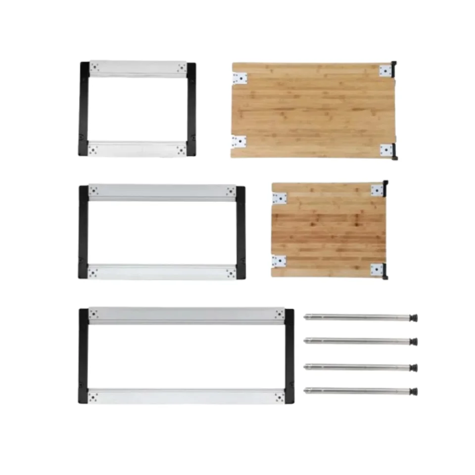 캠핑 IGT 테이블 무료 조합 테이블 스테인레스 스틸 IGT 액세서리 야외 휴..