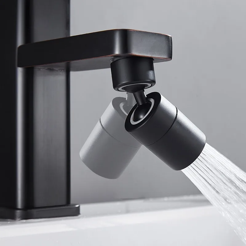 New 360° Rotary Faucet Splashproof Kitchen Faucet Spray Head Filter Adjustable Splashback Tap Nozzle Bubbler Kitchen Sink Faucet 2