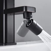 New 360° Rotary Faucet Splashproof Kitchen Faucet Spray Head Filter Adjustable Splashback Tap Nozzle Bubbler Kitchen Sink Faucet 2