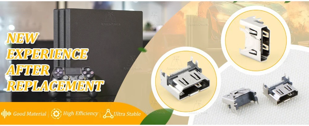 Original HDMI-Anschluss für PS4 Slim/PS4 Pro Ersatz-Reparaturteil HDMI-Display-Buchse Jack PS4 Slim/PS4 Pro Konsolenzubehör – Detail 3