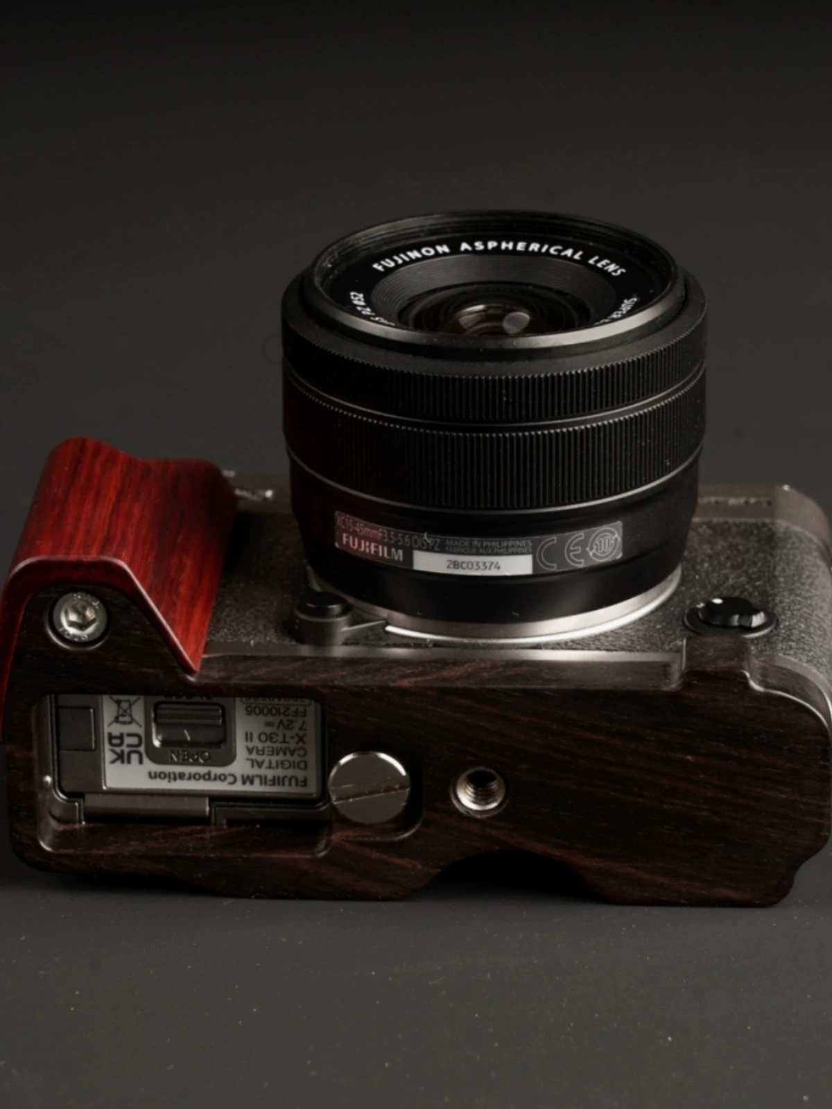 Staffa In Legno Massello Ultraleggero Tipo L Piastra Per Treppiede Impugnatura Per Fujifilm Fuji Xt30 Ii X-T30Ll Accessori Per Fotocamere Digitali