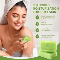 Savon à l'arbre à thé, barre de savon à l'huile d'arbre à thé, savons naturels pour le nettoyage de la peau du corps, savon à barre exfoliant doux 3