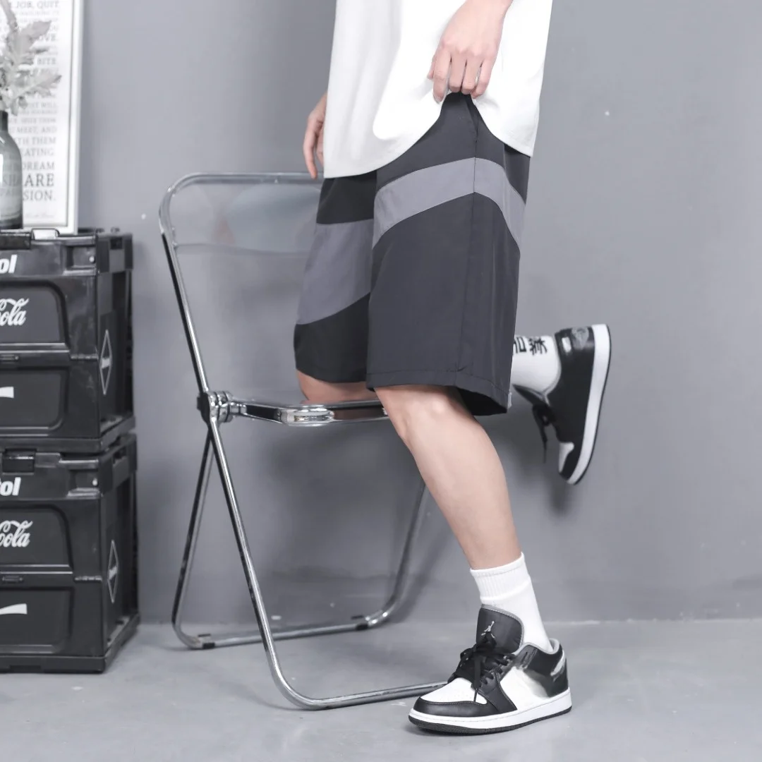 Thin Men's Shorts Hjumping Sports Clothing  Loose Stretch Casual Sportswear  Running Gym Short Men