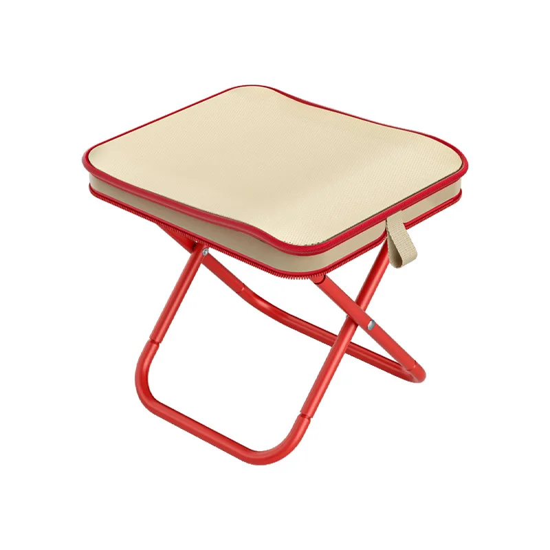 Mountainhiker Camping Portable Folding Stool Steels Chair Mini Fishing Chair Picnic Light Furniture Fishing Accessories