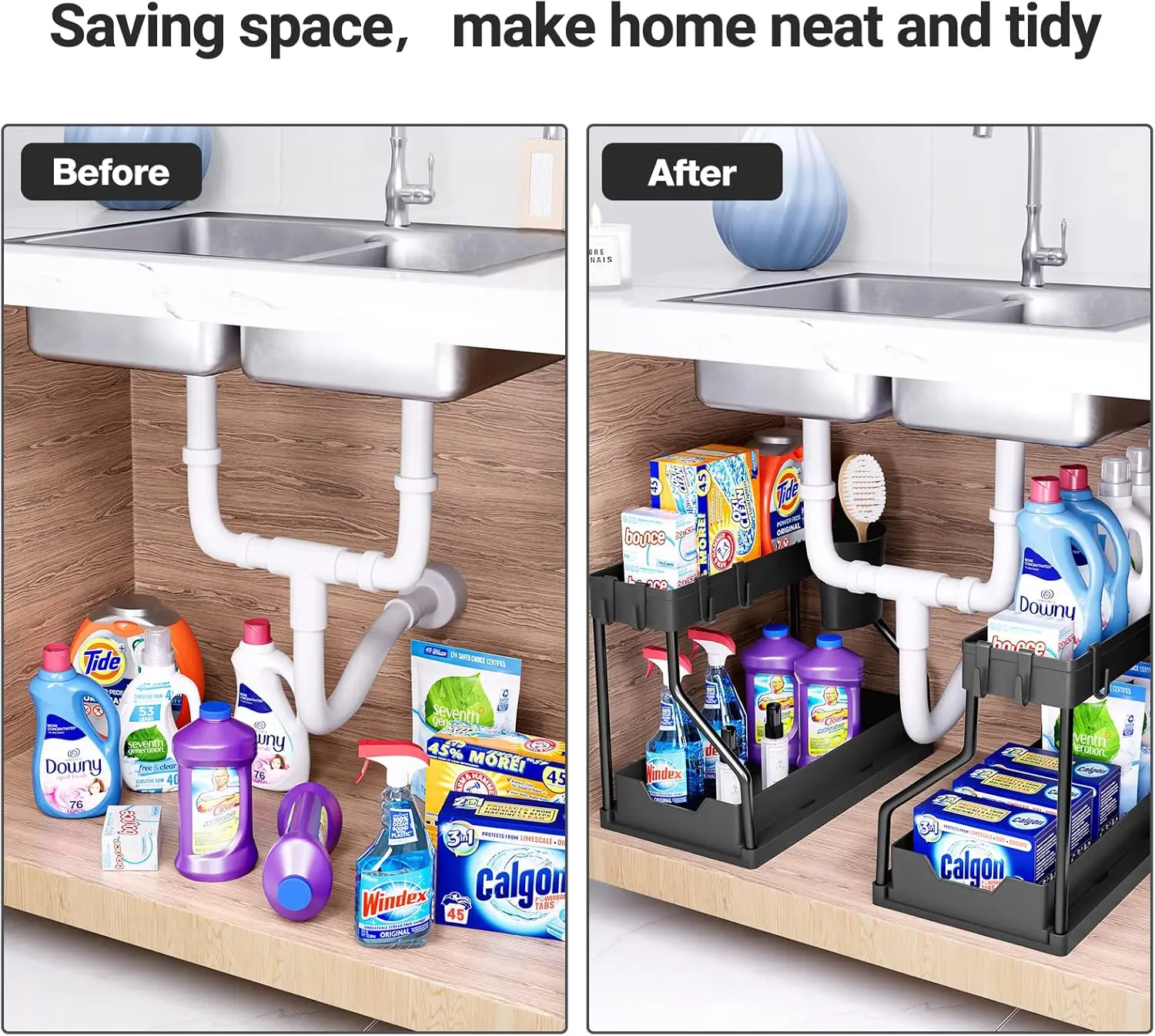 Under-Sink Storage Rack 4