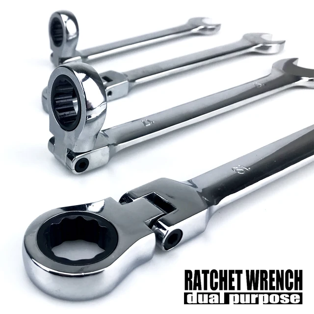 플렉스 헤드 키 렌치 세트 - 다기능 래칫 렌치로 자동차 수리에 필요한 범용 도구