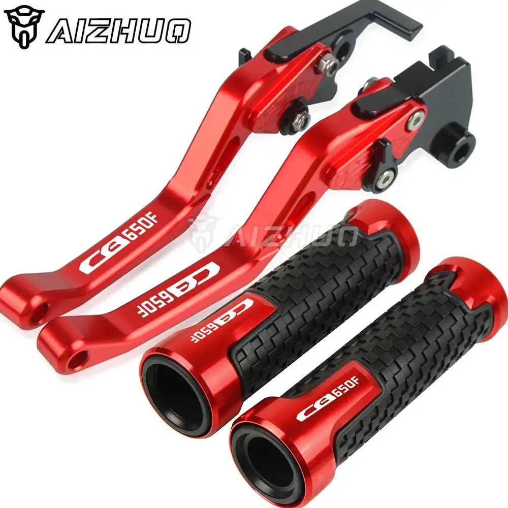 

CB 650 F Motorcycle Folding Adjustable Brake Clutch Levers Handlebar Hand Grips For Honda CB650F 2014 2015 2016 CB650 650F