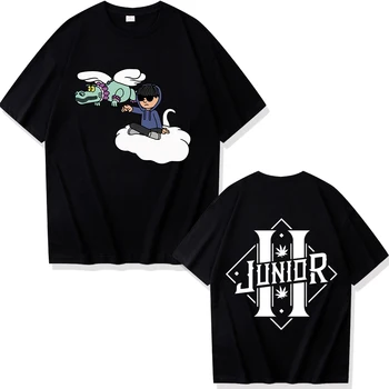 Junior H Sad Boyz 4 Life 티셔츠 남녀공용, 여름 반팔 셔츠, 팬 선물, 하라주쿠