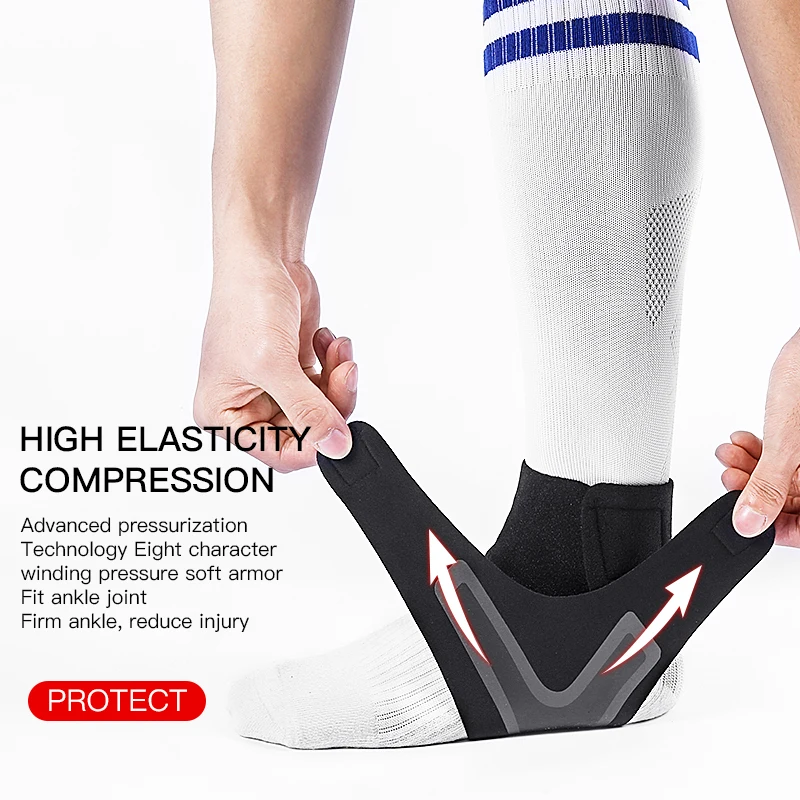 Adjustable Support Pad Ankle Sleeve Pressure Anti-Spinning Elastic Breathable Support Fitness Sports Safety Prevention