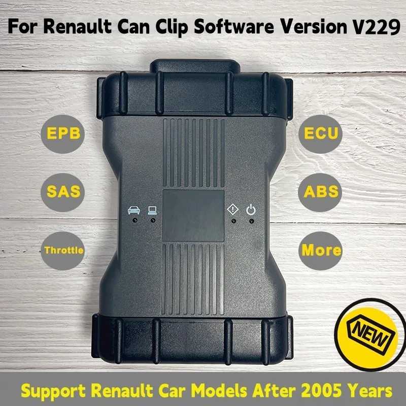 Latest Can Clip V229 with Wifi for Renault VCI Scanner Obd2 Automatic
