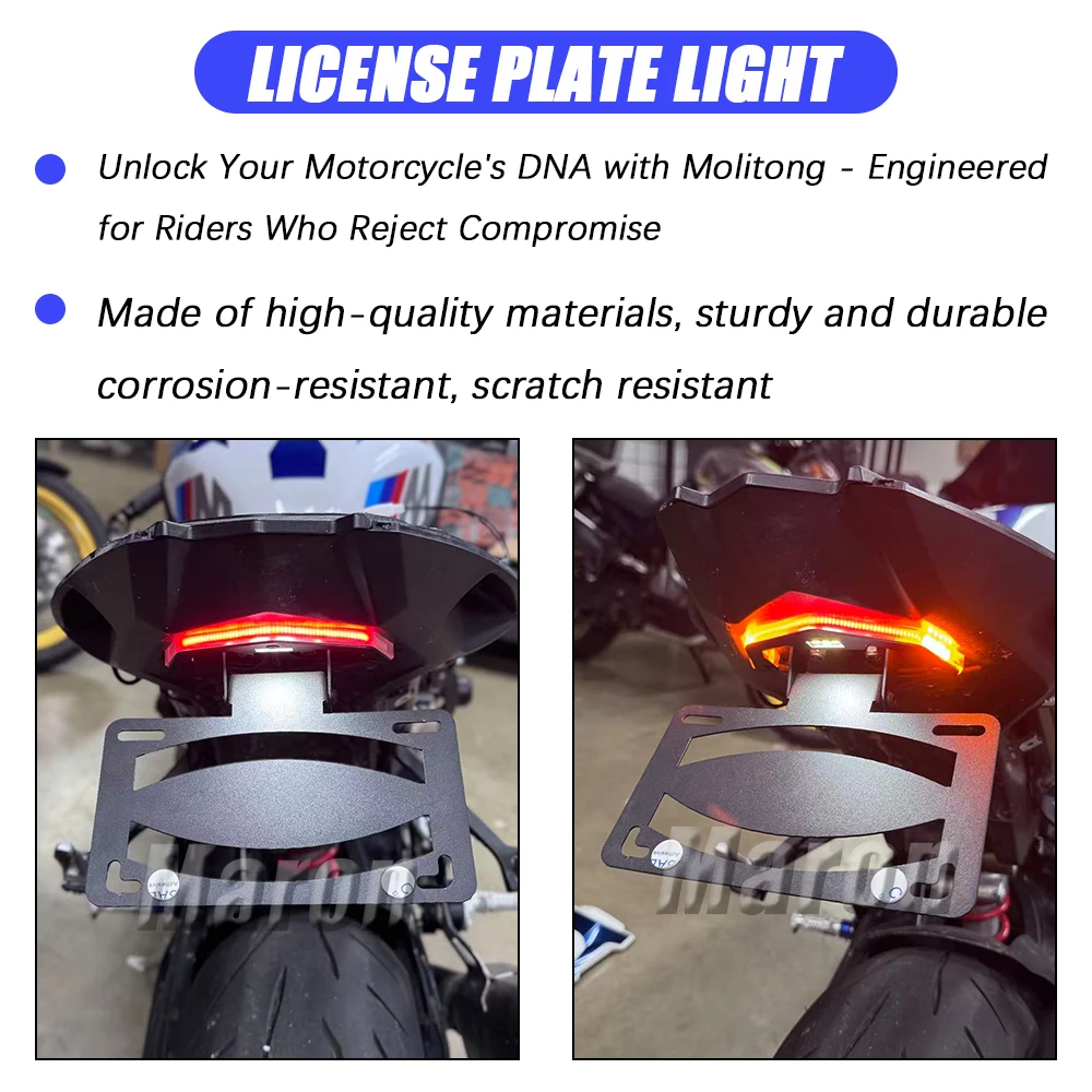BMW S1000RR 2019 2020 2021 2022 2023 2024 2025 LED 테일 라이트 리어 테일 티디 펜더 엘리미네이터 키트 적용 가능