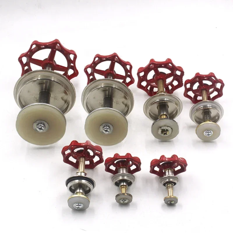 PPR Valve Spool Fittings 20 25 32 40 PE Water Pipe Gate Valve Core 4 Point Stop Handwheel 1pcs faucet valve t adapter valve