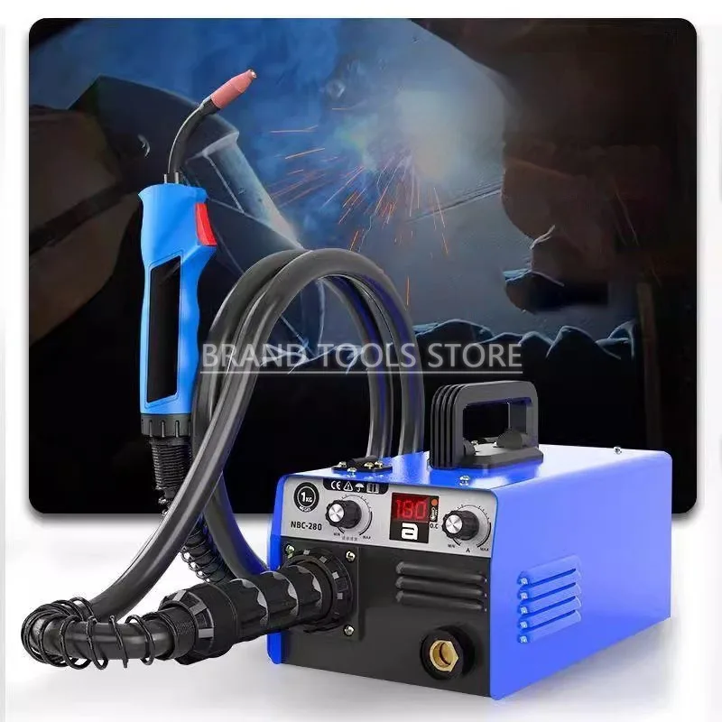 Small Laser Handheld Welding Machine Mini Gas Protection Small NBC-280 Carbon Dioxide Gas Protection 2.2m Integrated Welding Gun