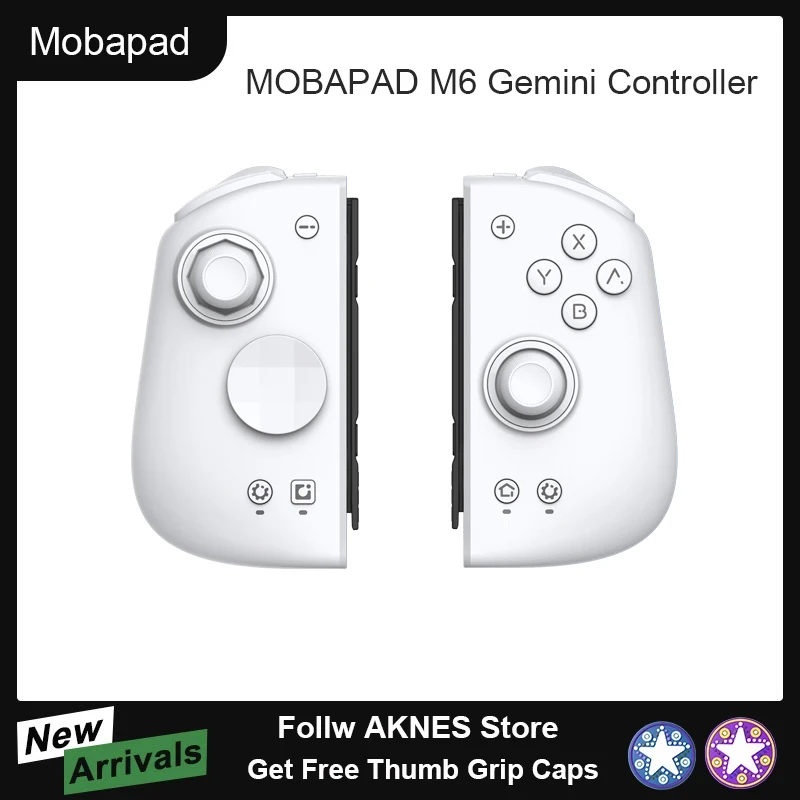 MOBAPAD M6s Gemini Bluetooth Wireless Gaming Controller with Sensing Joystick Gamepad for Nintendo Switch / Switch OLED 