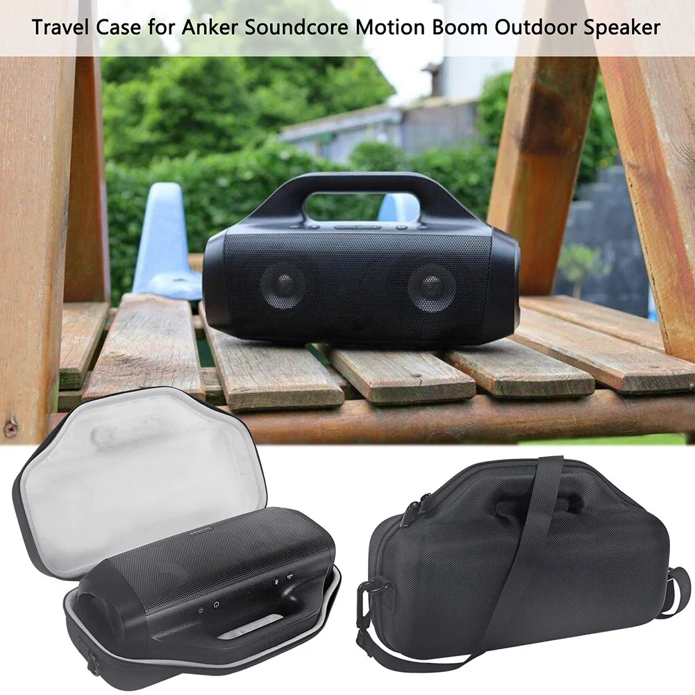 [Tragbare Bluetooth-Lautsprechertaschen für Anker Soundcore Motion Boom,  verstellbare Reisetragetasche, stoßfest, harte Abdeckung] - AliExpress