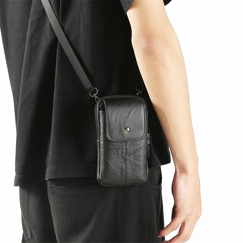 

Men's and Women's Waistbag Multifunctional Vertical Belt Portable Large Capacity Simple Practical Male Female Bags