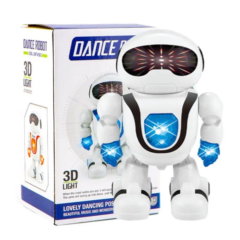 

Dancing Robot For Kids Lighting Robot Toy For Children Safe Material Learning Toy Gifts For Birthday Christmas And Children's Da