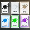 Montessori Baby Learning Card Color Cognition Cartoon English Flash Cards for Children Kids Funny Memory Exercise Game 4