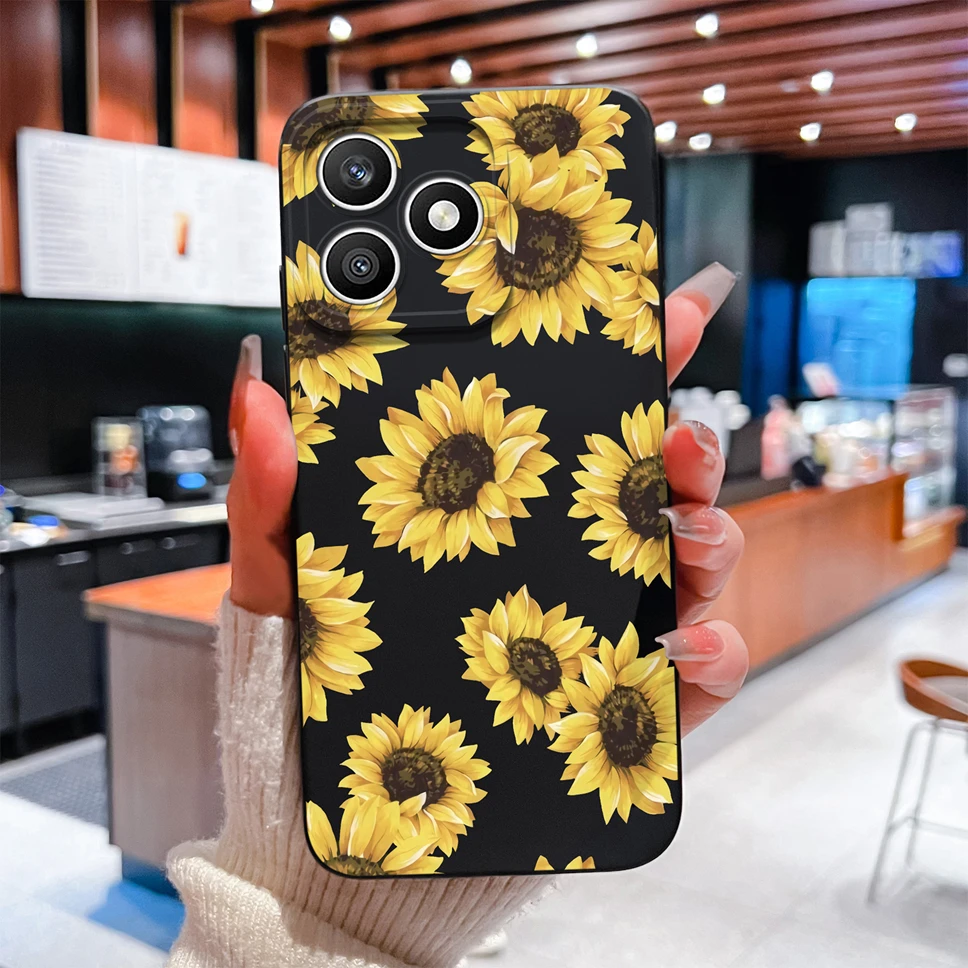 Line Love Print Shockproof Silicone Phone Case Cover