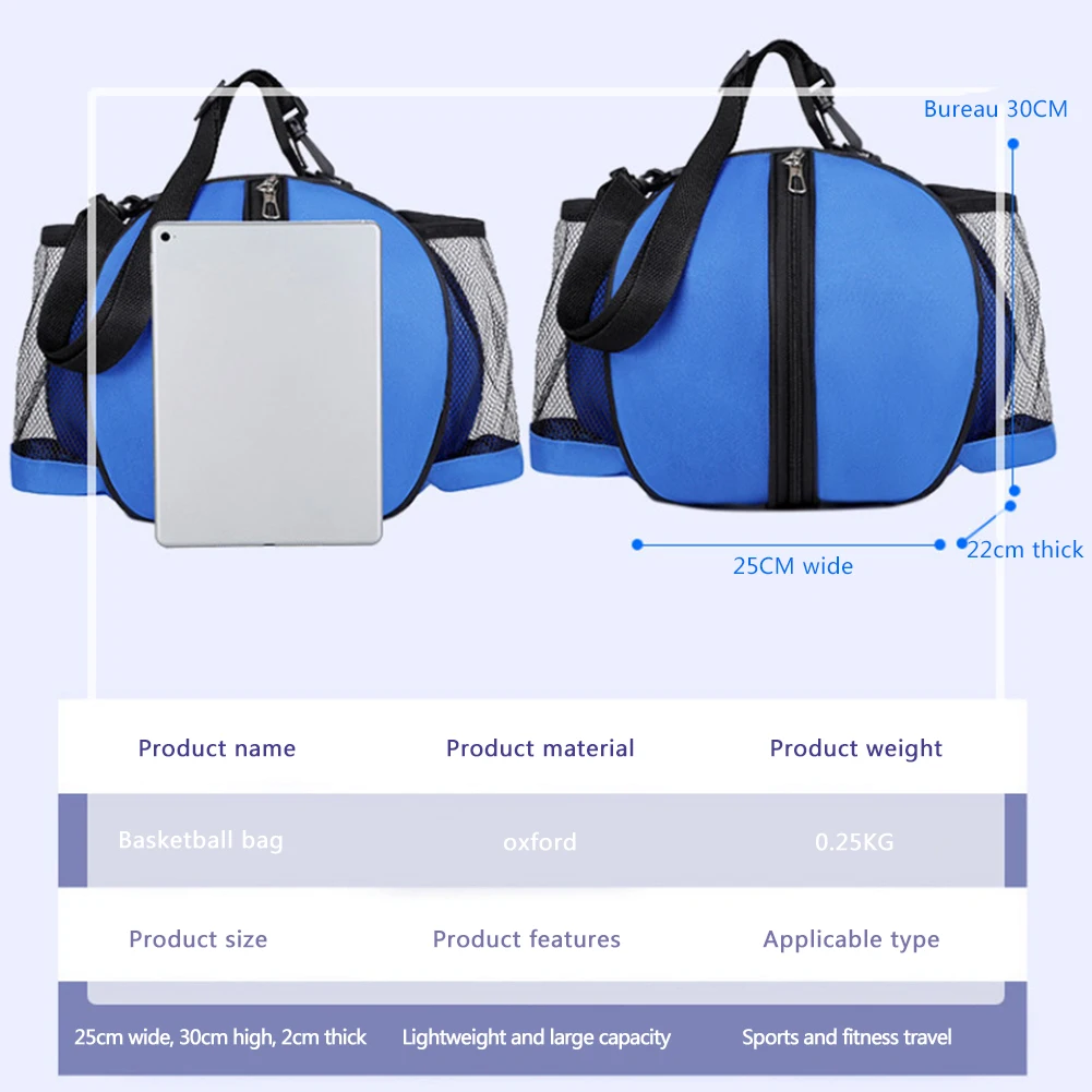 Outdoor Sports Shoulder Basketball Bag Soccer Ball Bags Training Equipment Storage Mesh Volleyball Pouch Ball Bag Backpack 2023