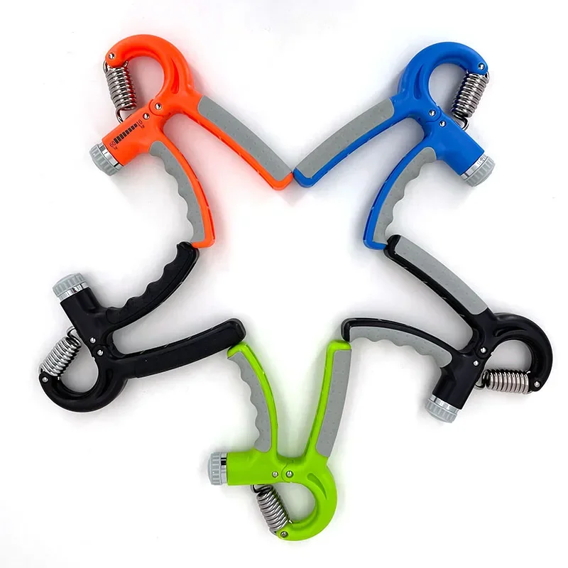 10-60Kg Adjustable Heavy Gripper Hand Strengthener Finger Trainer Finger Strength Trainer Forearm Exerciser Hand Grip Trainers Hand Grip Exerciser Hand Exerciser Hand Trainer Fitness Hand Exerciser Grip FatGrip Wrist Increase Strength Spring Finger Pinch Carpal Expander