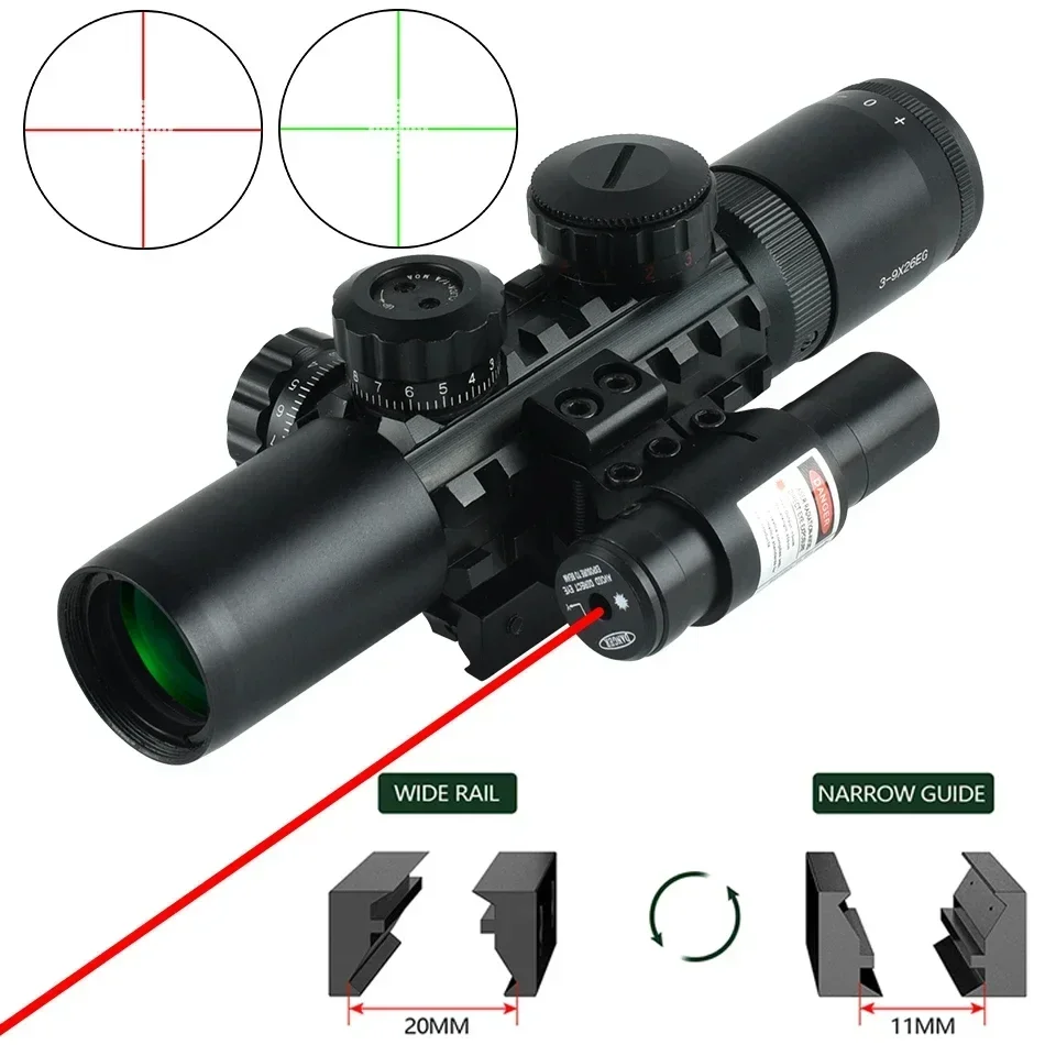 3-9x26EG red-laser