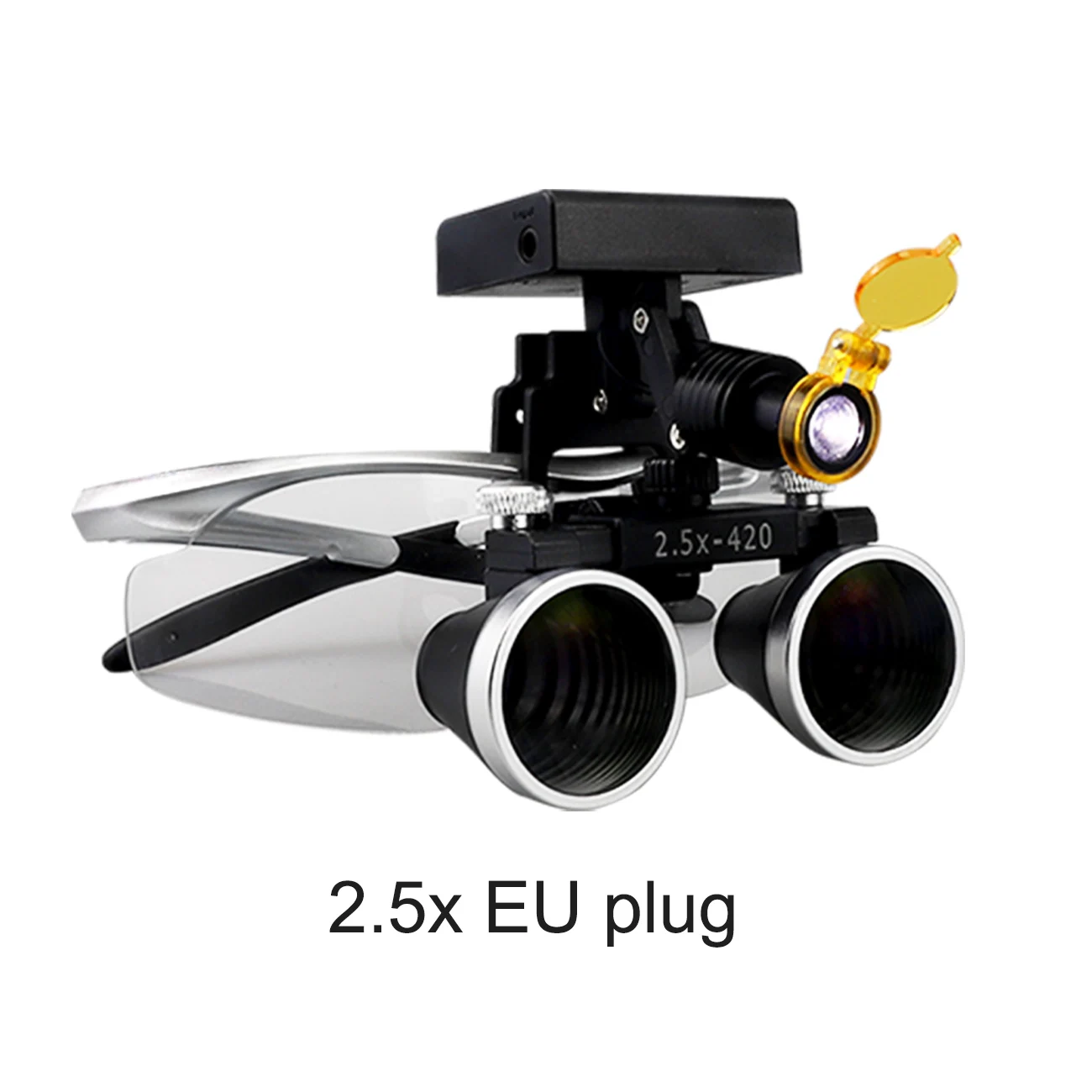 2.5X EU Plug Silver