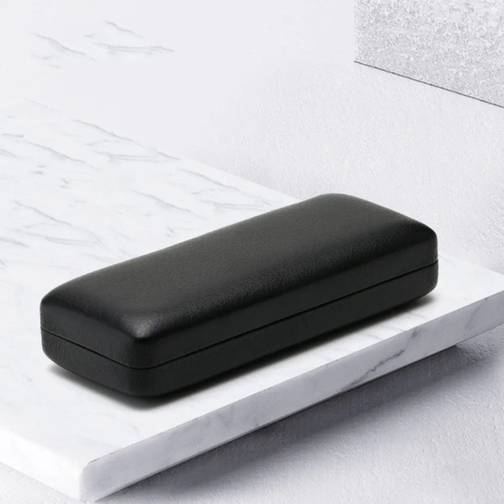 

Портативный металлический Прочный модный футляр для хранения солнцезащитных очков из искусственной кожи