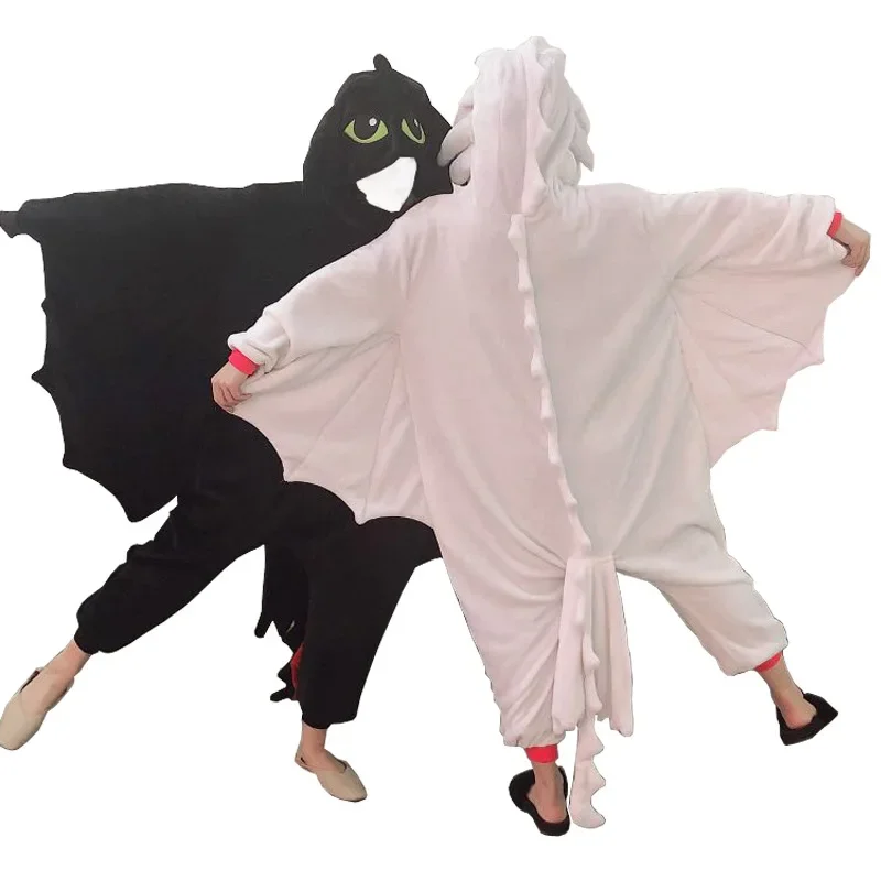 Kigurumi Anime Night Evil Costume Cosplay Senza Denti Tuta Pigiama Divertente Drago Onepiece Animal Carnival Cosplay Bambini Adulti