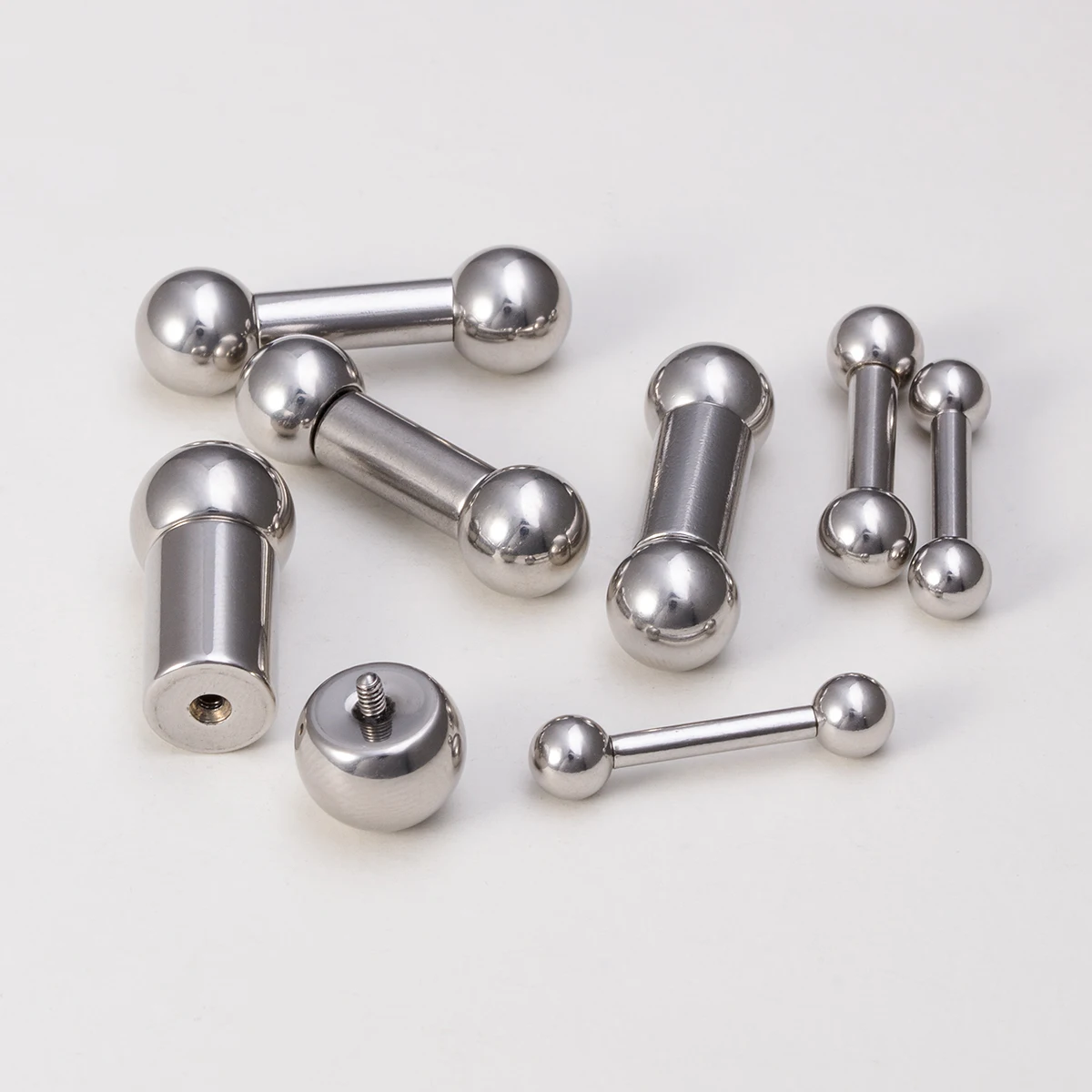 Piercing Jewelry Ear Piercing Jewelry Body Piercing Jewelry Body Jewelry 1pc 2-8mm Surgical Steel PA Piercing Genital Straight Barbell Tongue Nipple Rings Ear Tragus Gauges Plugs Sexy Piercings