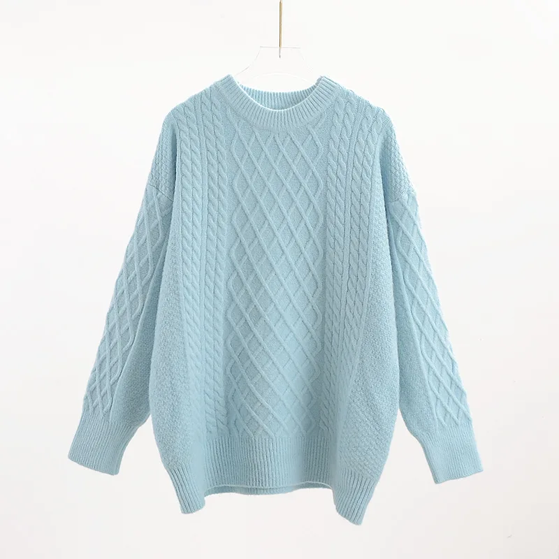 Women's Lazy Loose Fashion Outer Wear Twist Sweaters main image 0