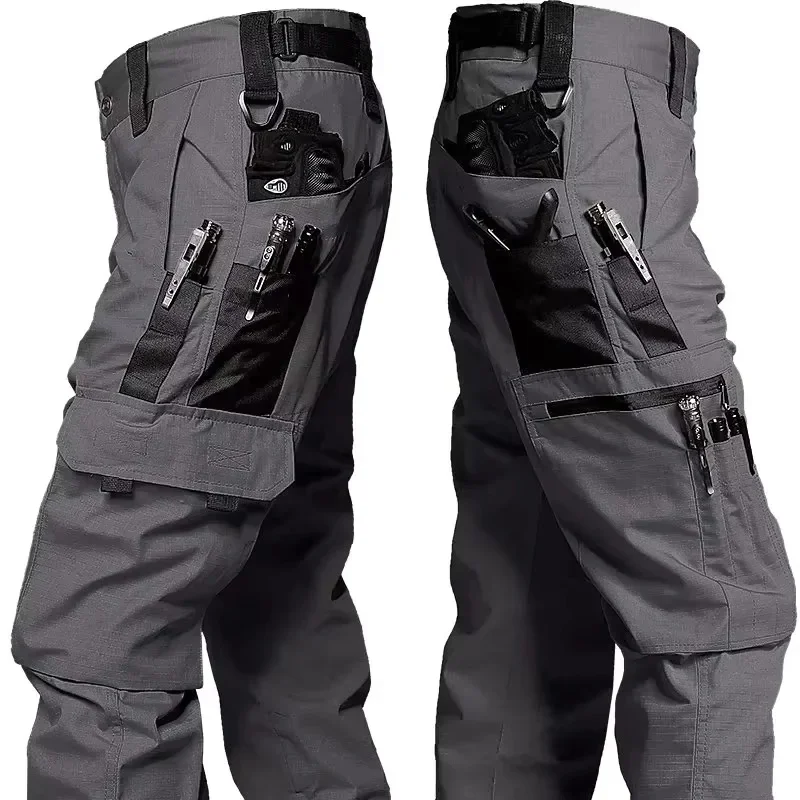 Taktische Herrenhose Wasserdicht Kampfhose Outdoor Multi-Pocket Strapazierfähige Cargohose – Detail 6