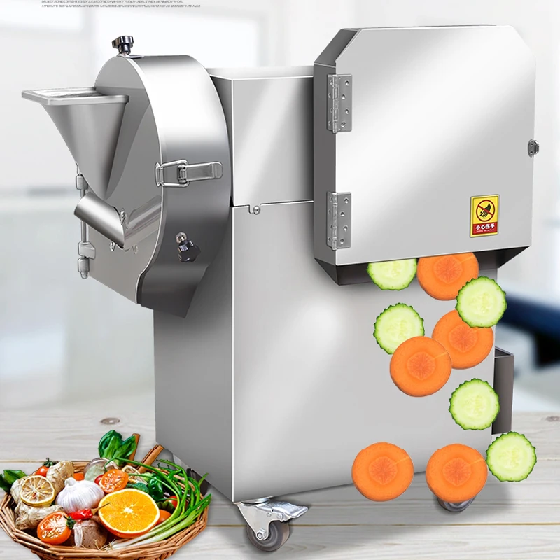 Commercial Vegetables Cutting Machine Electric Slicer Ginger Cutter Fruit  Vegetable Dicing Machine