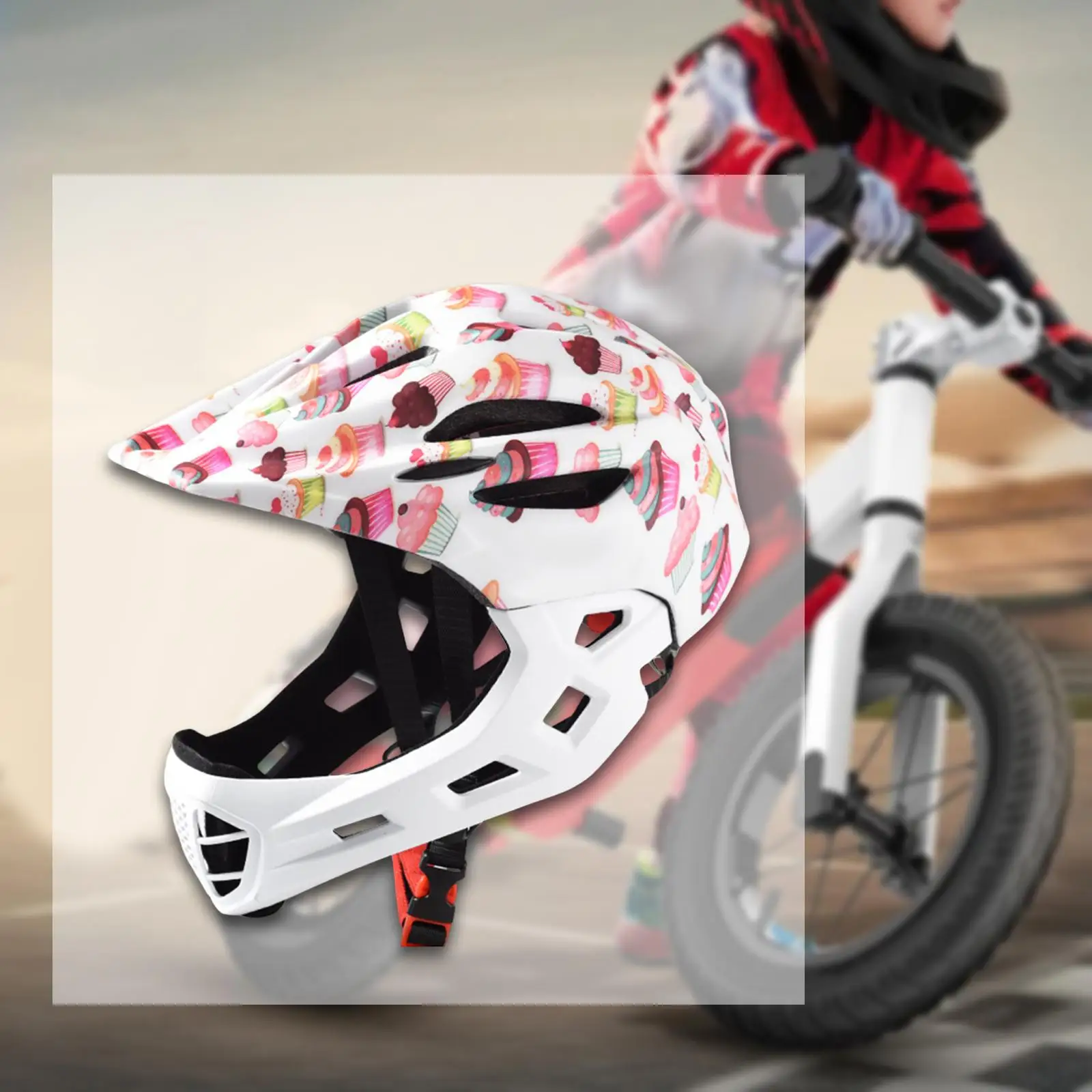 Kids Bike Helmet Breathable Shockproof Full Cover Helmet for Skateboarding Outdoor Sports Rock Climbing Riding Cycling Equipment