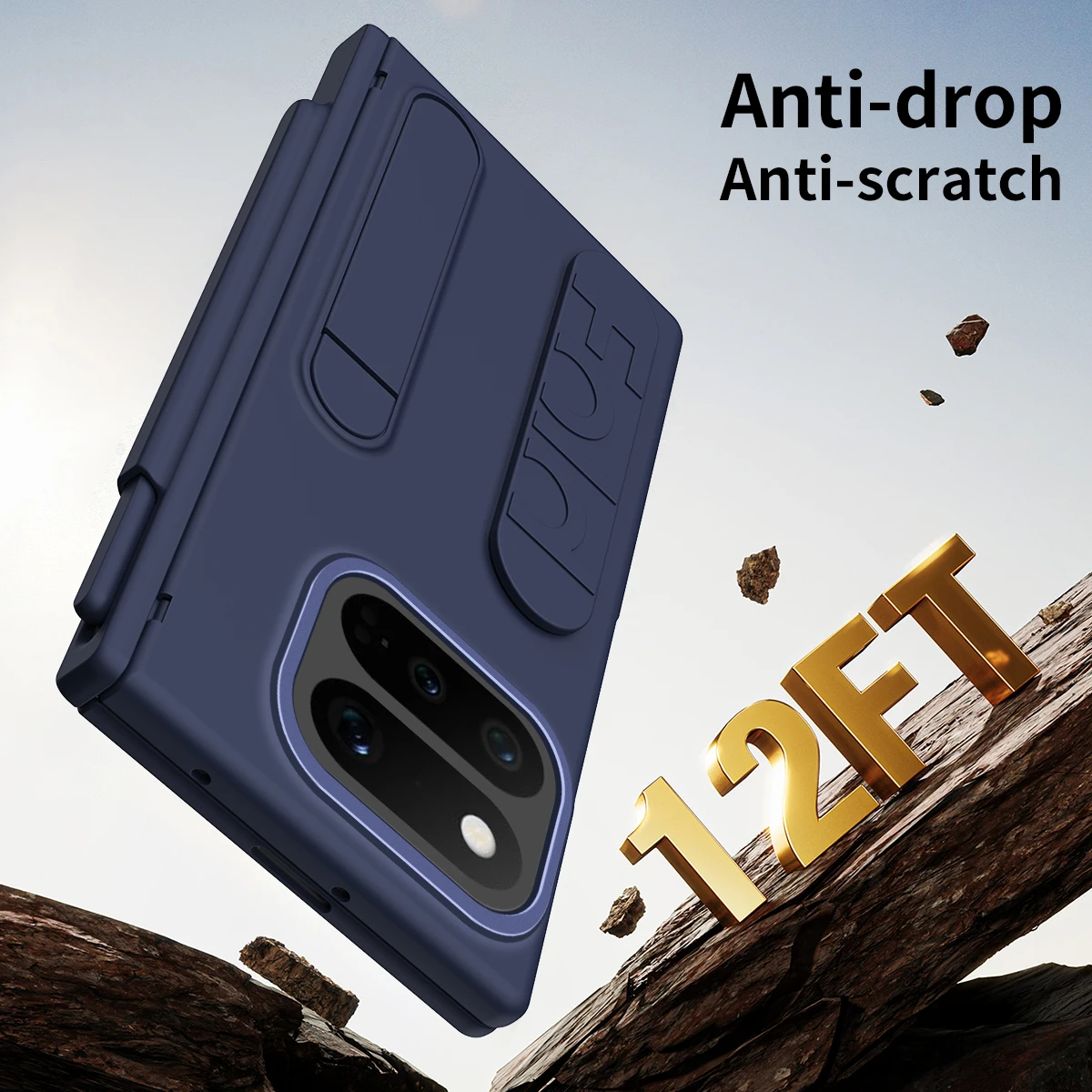 Full Protection Shockproof Case with Pen Slot, Wristband, Screen Protector, and Stand