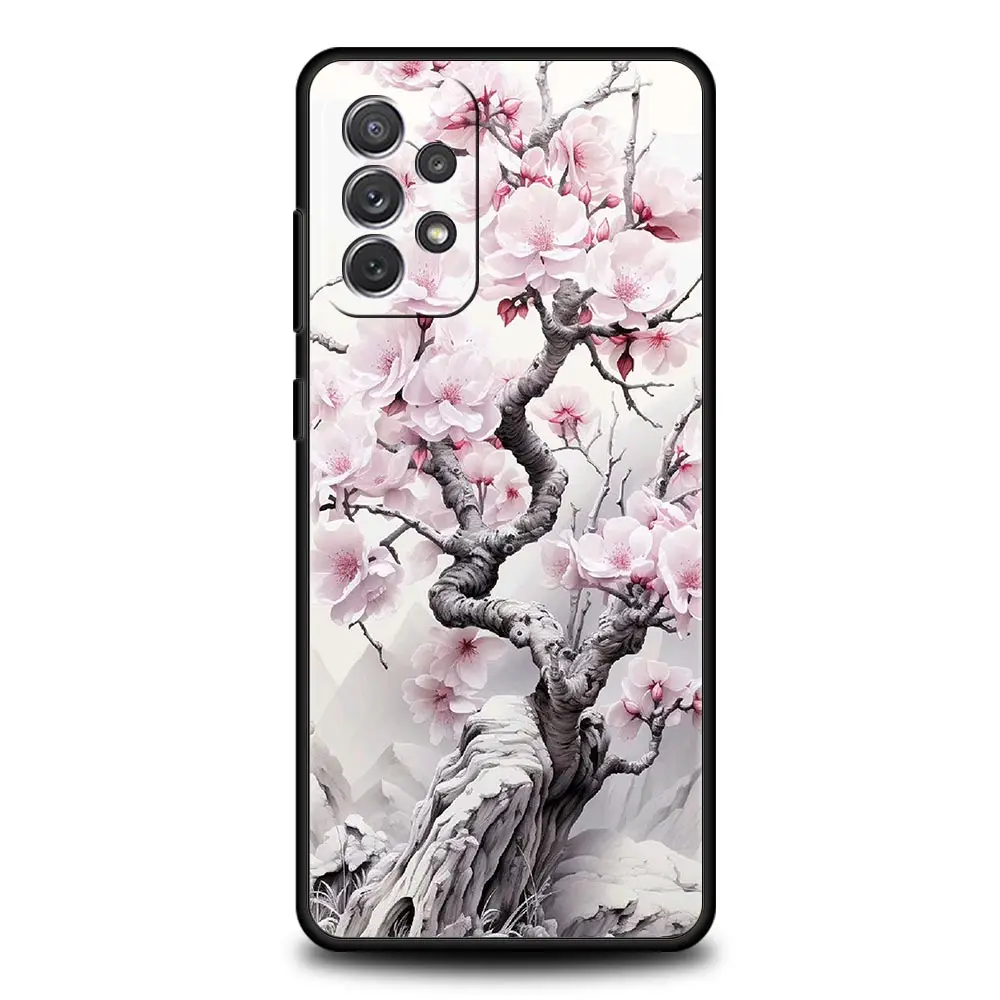 Cherry Blossom Tree Phone Case Cover - Elegant Protective Design