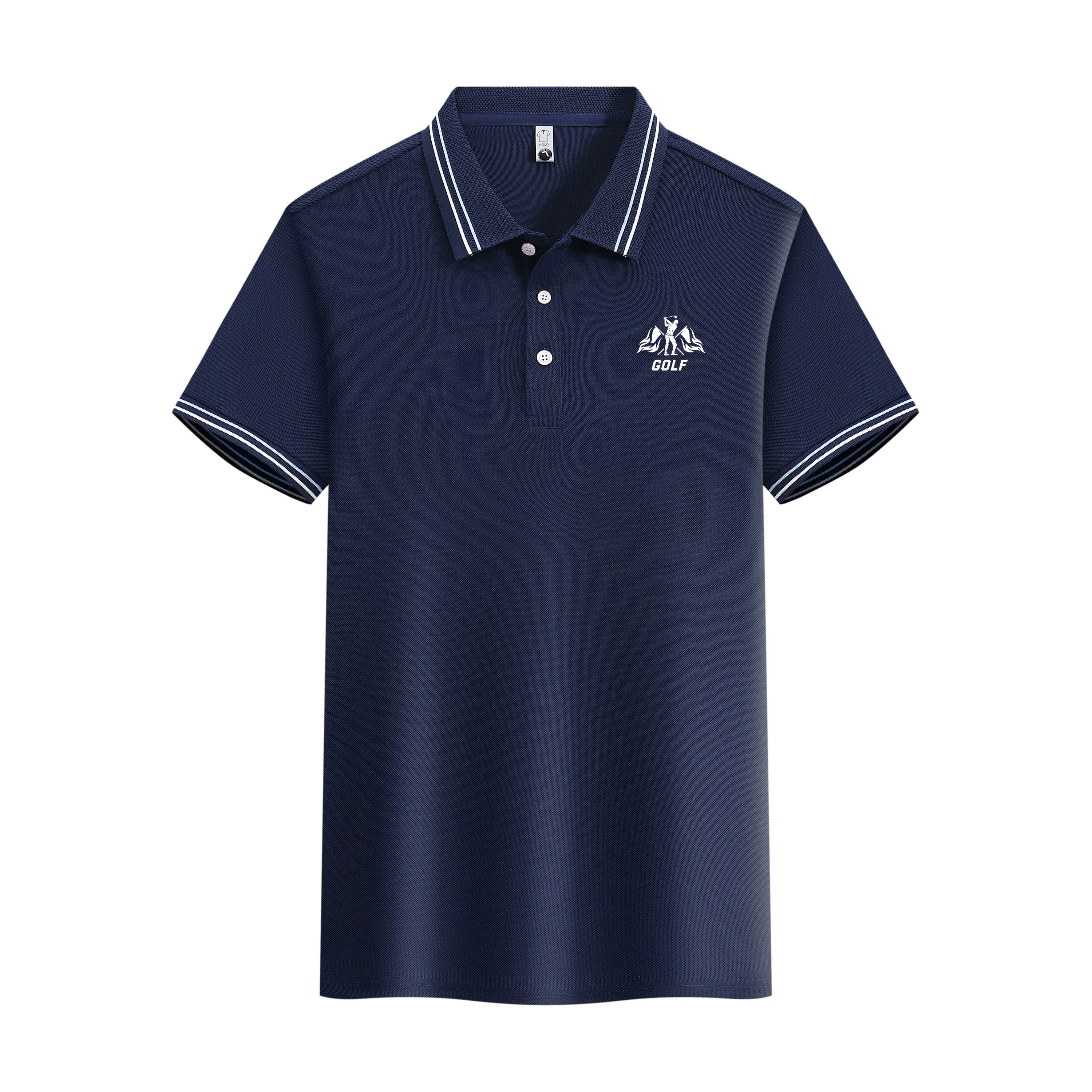 

Polo Shirt Quick Dry T Shirt Mens Breathable Sports T Shirt Casual Golf Polo Shirt High Quality Business T Shirt Pullover Top