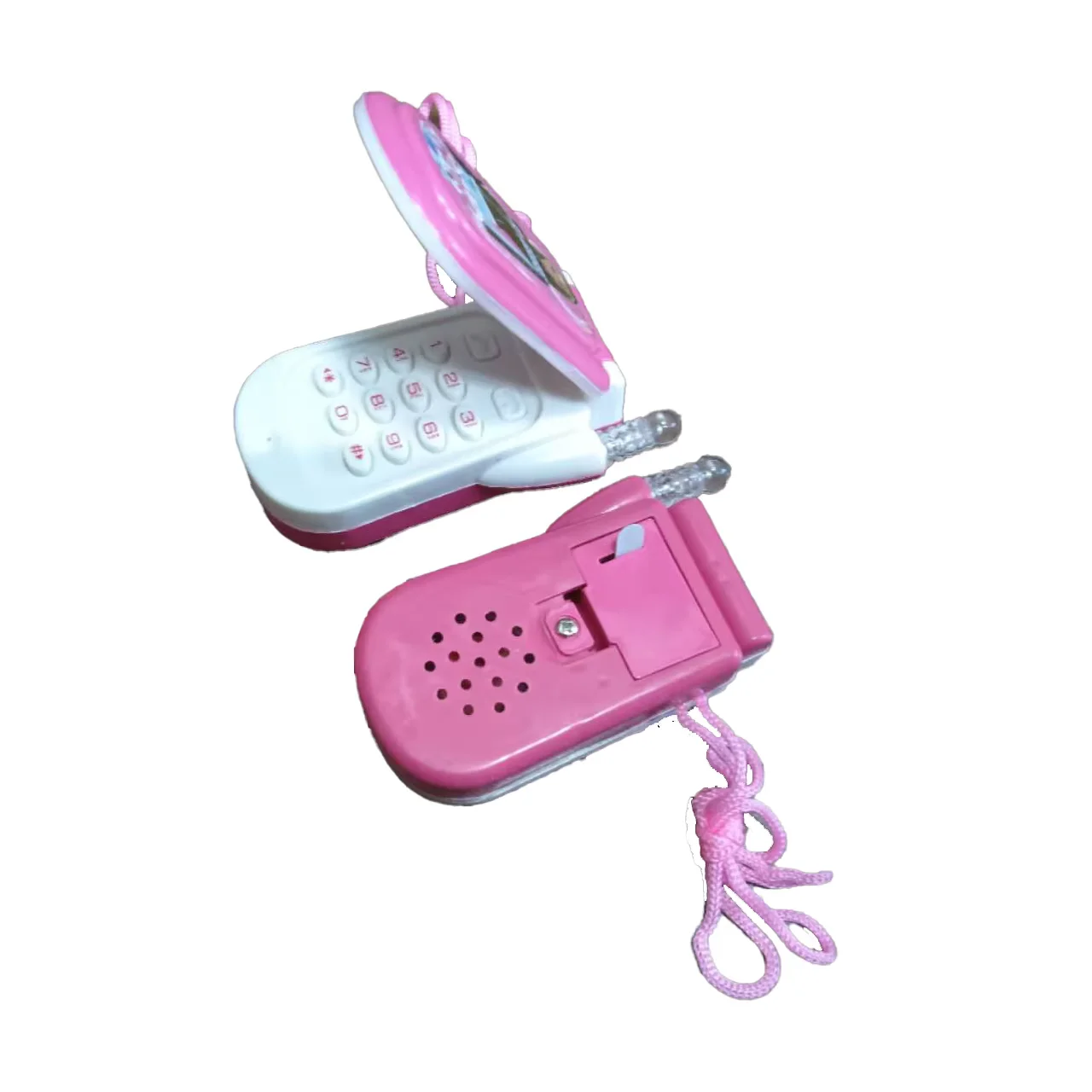 Phone toy Nostalgia Classic Flip Cover Kids Electronic Music Luminescent Mobile Phone Toy Parent-Kids Interactive Holiday Gift