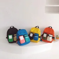 Children's backpack Kindergarten Boys New Fashionable School Bags  Girls  3-6Years Old Baby Trendy Versatile Backpack 1