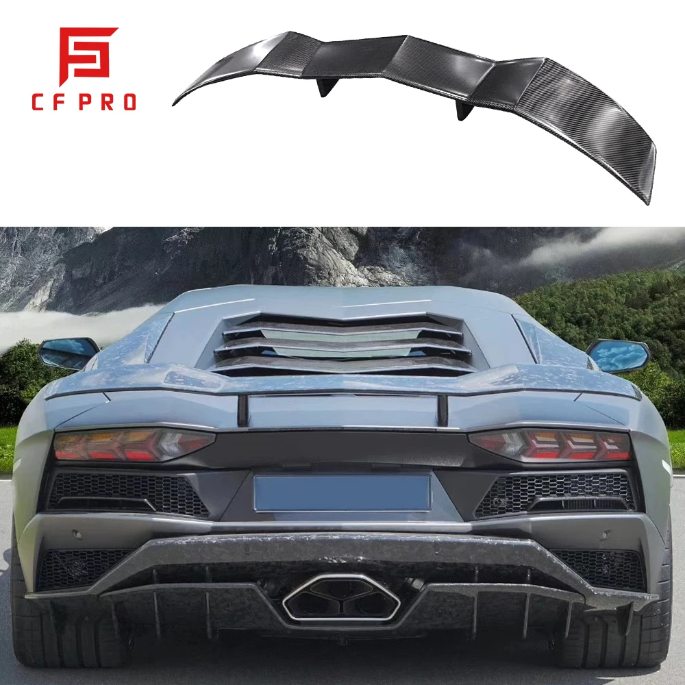 

Carbon Fiber MSY Style Rear Spoiler Wing For Lamborghini Aventador LP700 Car Rear Trunk Spoiler Accessories