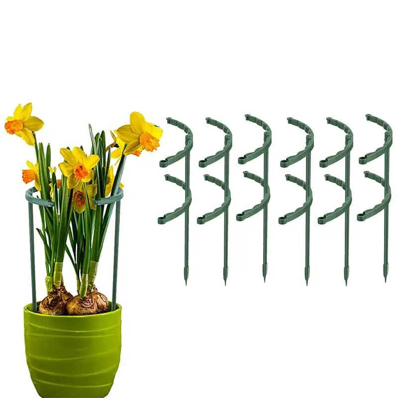 

Plant Holder Sticks Set Of 6pcs Indoor Plant Trellis House Plant Accessories For Flowers Plants Tomatoes Hydrangea Orchid Lily