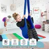 Kids Sensory Swing Elastic Therapy Swing Indoor Outdoor Yoga Suspension Beds Relaxing Calming Compression Therapy Swing Hammock 2