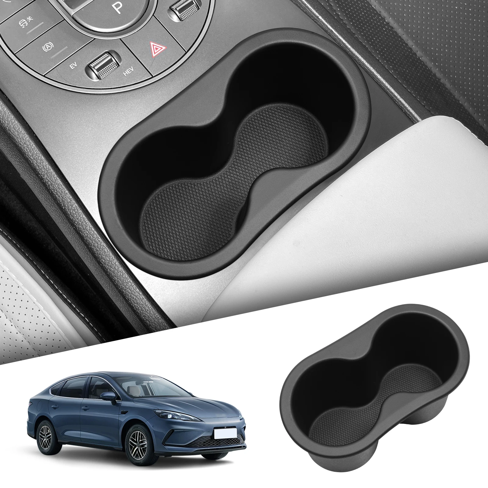 SMABEE BYD Seal 05 DM-i 2025 센터 콘솔 컵홀더 차량 내부 액세서리 음료 홀더 수납 케이스 TPE